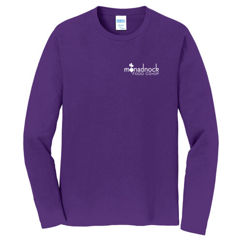 Unisex Long Sleeve Tee (Purple) Thumbnail