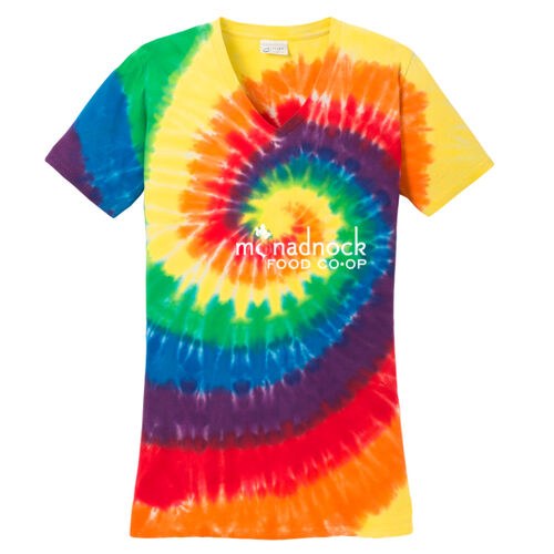 Ladies Tie-Dye V-Neck Thumbnail