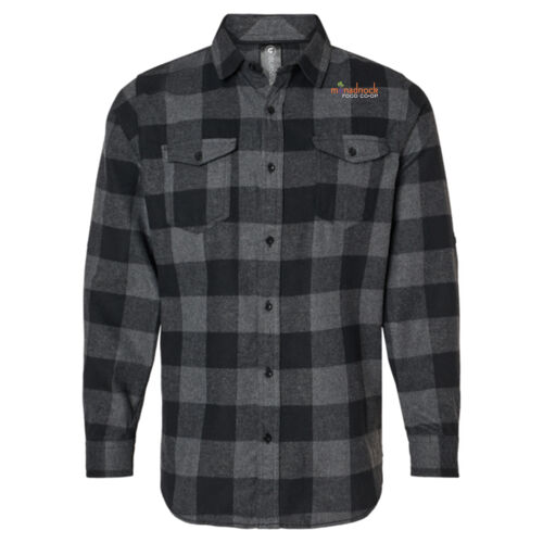 Unisex Plaid Flannel Shirt Thumbnail